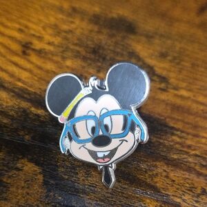 Mickey Mouse Silver and Blue Kids Pin